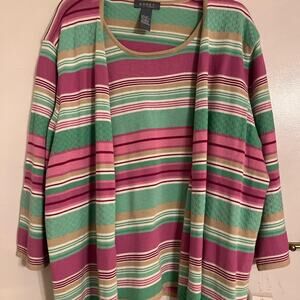 NWT Plus Size Koret Stripped Sweater